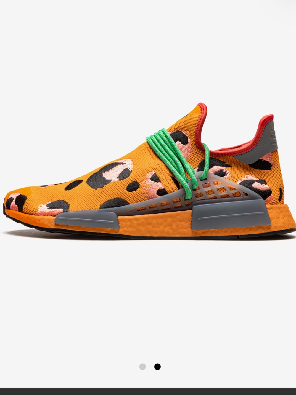 Adidas Pharrell Williams HU NMD Animal Print Leopard Sneakers Men 10 Streetwear